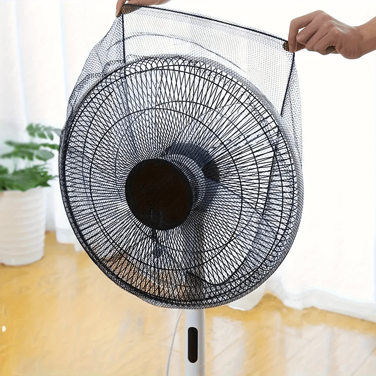 Fan Safety Net Child-Friendly, Dust-Free, Washable Cover for Home & Office Fans - Protect Kids from Injury & Improve Air Quality
