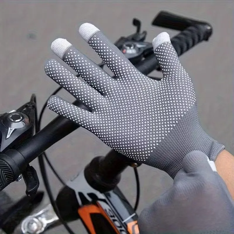 

10 пар нейлоновых рабочих перчаток в горошек, легкие, дышащие, прочные, противоскользящие, износостойкие, для езды на велосипеде, рыбалки, кемпинга, безопасности