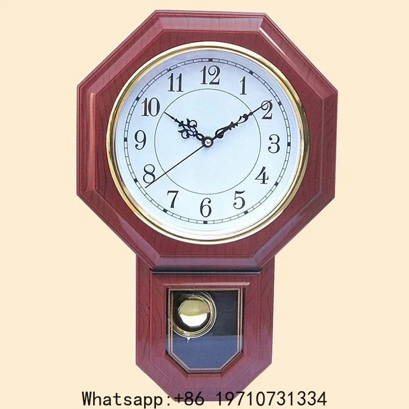 

Vintage Wall Clock Luxury Large Size Pendulum Clocks Creative Living Room Watches Bedroom Modern Home Decoration Accessories