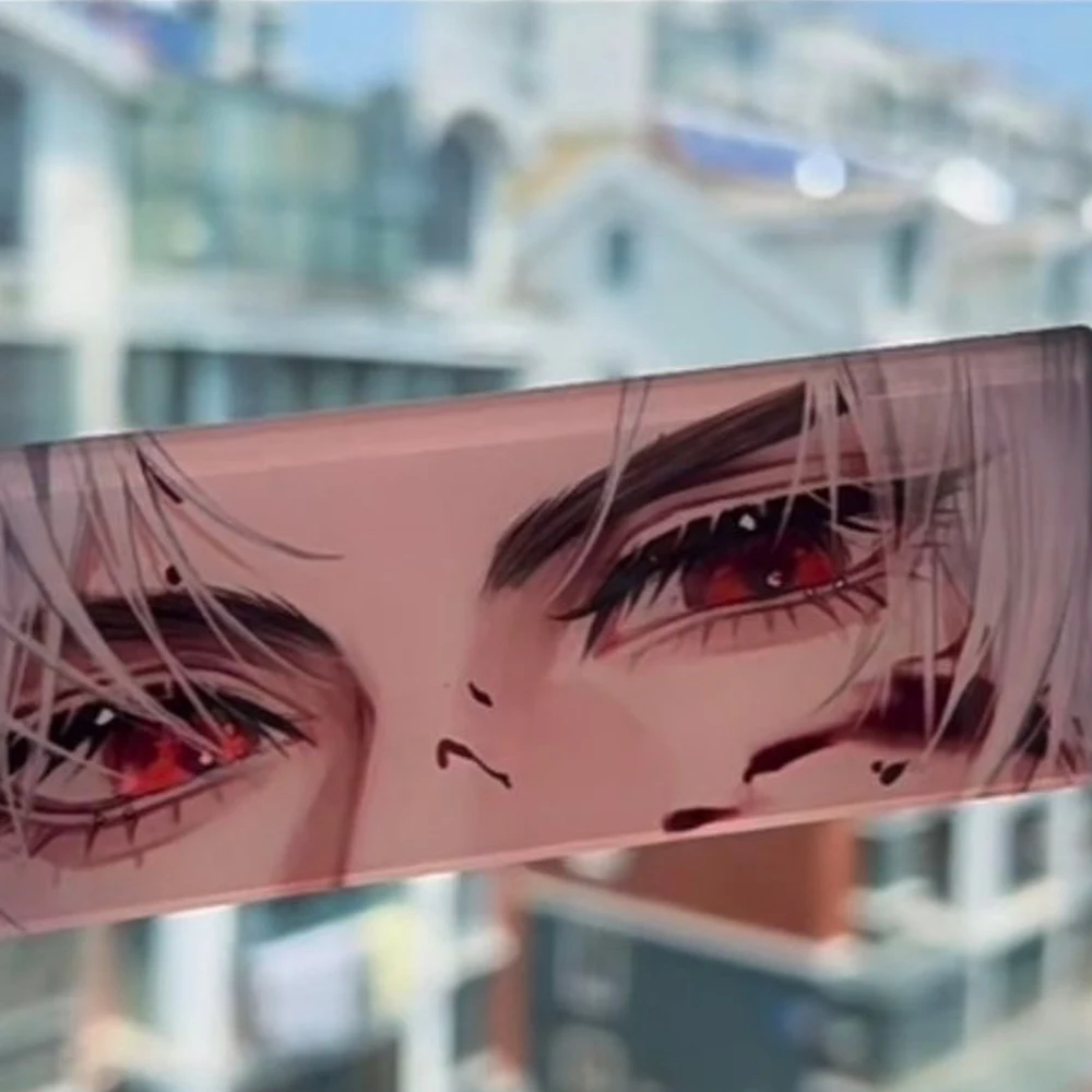 Game Love and Deepspace Acrylic Sylus Eyes Reflective Card Cosplay Cartoon Eye Strip Change Cards Raster Card Bookmark Xmas Gift