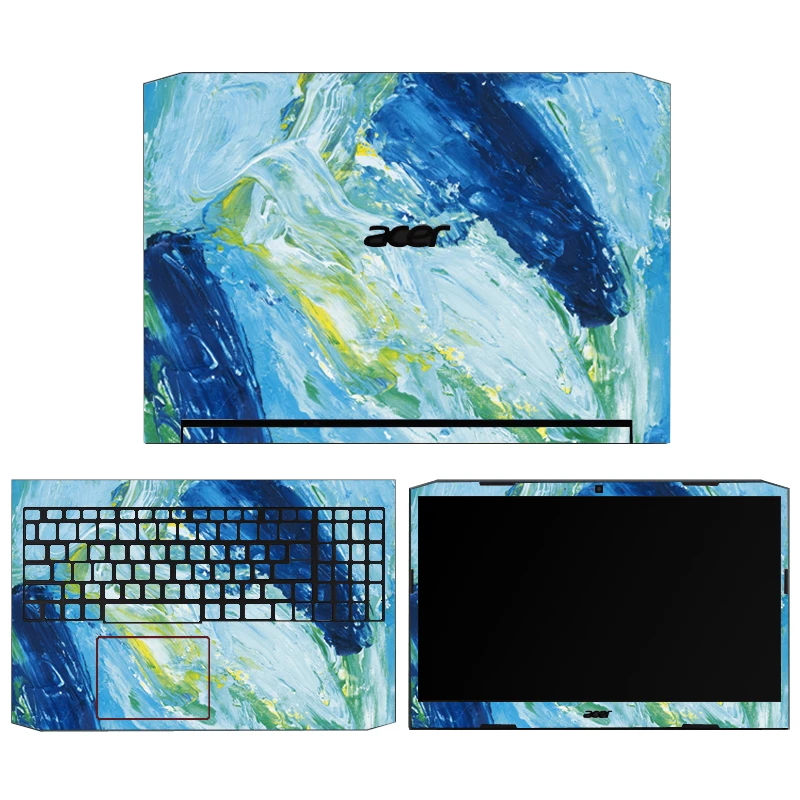 Imagem -02 - Skins de Laptop para Acer Nitro An51752 54 41 An515-55 56 57 58 An1641 51 Filme Personalizado Adesivos de Vinil An515-44 45 46 47 53 54