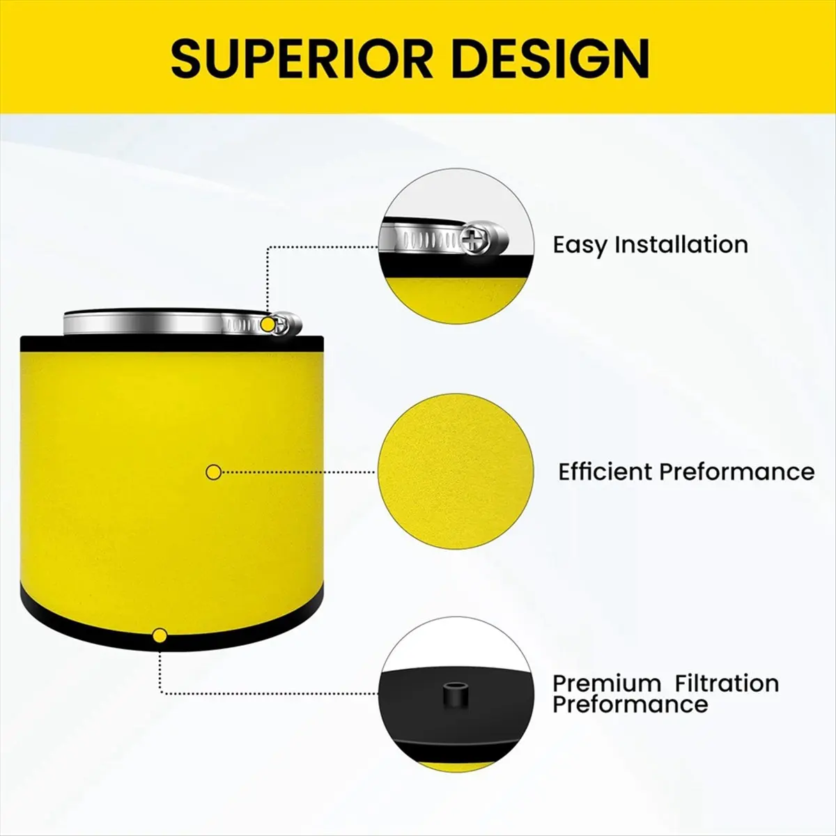 

Воздушный фильтр ATV для Recon 250 TRX250TE, запасные части 17254-HM8-000 для Sportrax TRX250EX TRX250X, 2 шт.