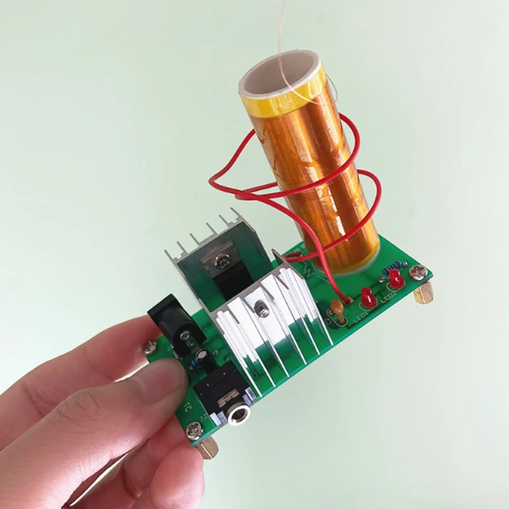 لتقوم بها بنفسك صغيرة لمجموعة لفائف تسلا لتقوم بها بنفسك الموسيقى مكبر الصوت مجلس قوس تجربة ارتفاع درجة الحرارة ارتفاع ضغط البلازما DC15-24V 15 واط 2A