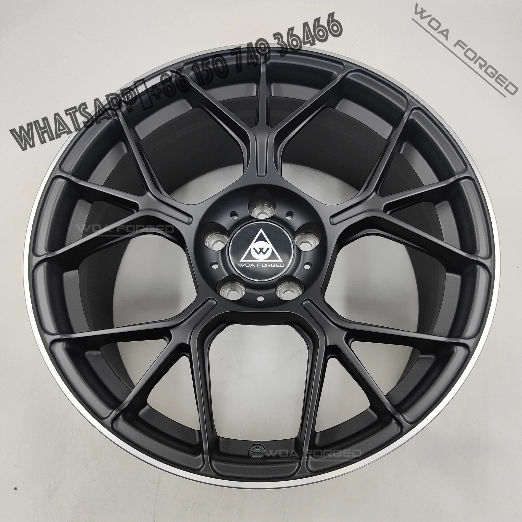 

New Forged matte back with multi spokes alloy wheel Hub 18 19 20 Inch Staggered 5x112 for Passenger Car Wheels,for Mercedes Benz