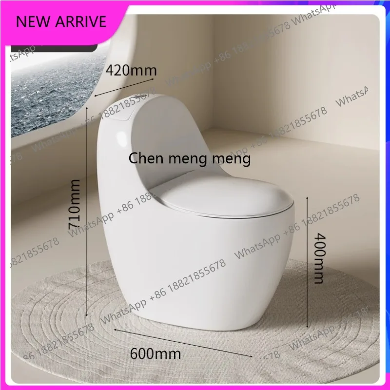 

M78 Household flush toilet super egg round mini water-saving deodorant small toilet
