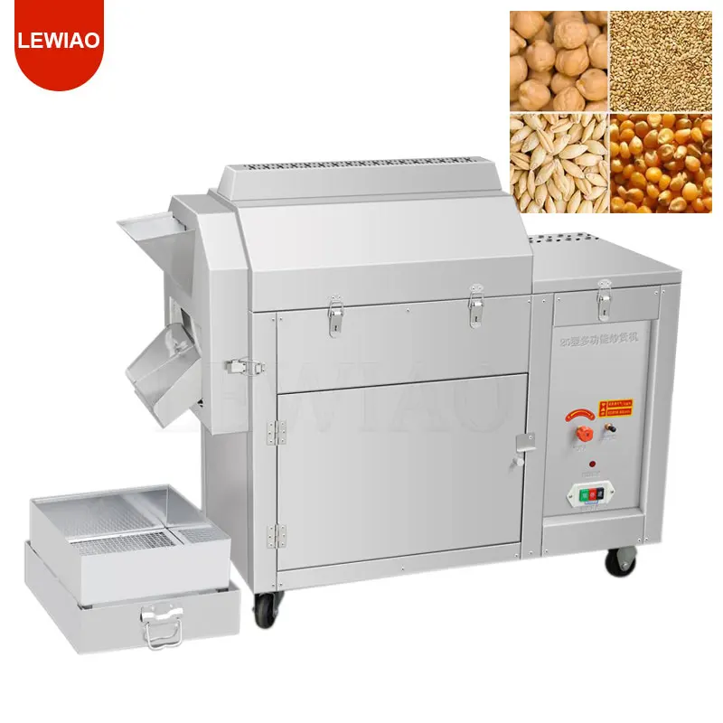 

Gas Peanut Roaster Machine Electric Coffee Beans Roasted Cashew Nuts Sesame Bean Pistachios Almond Nut Peanut Roasting Machine