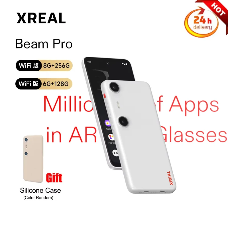Xreal Beam Pro 128G 256G Station de Projection pour Xreal Air/Air 2/air 2 pro 3D AR lunettes 3D vidéo spatiale [Version mondiale]