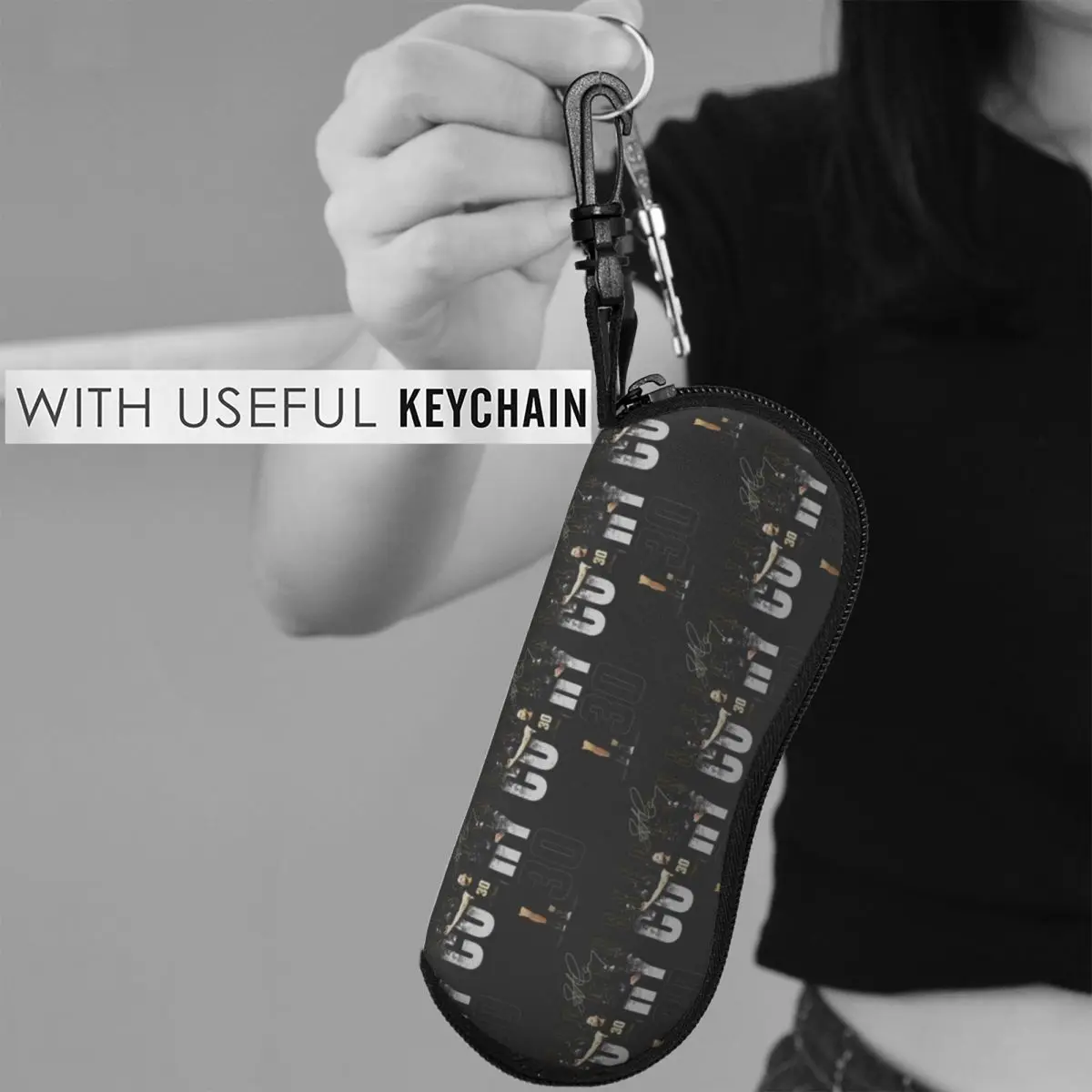 ستيف كاري غولدن ستايت تذوب شل نظارات حافظة حامي النظارات الشمسية صندوق النساء الرجال لينة النظارات حقيبة الحقيبة #3