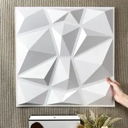 Fashion Diamond Design 3D Wall Sticker Living Room Bathroom Kitchen Waterproof Wallpaper Wall Renovation 3D Wall Panel Mold