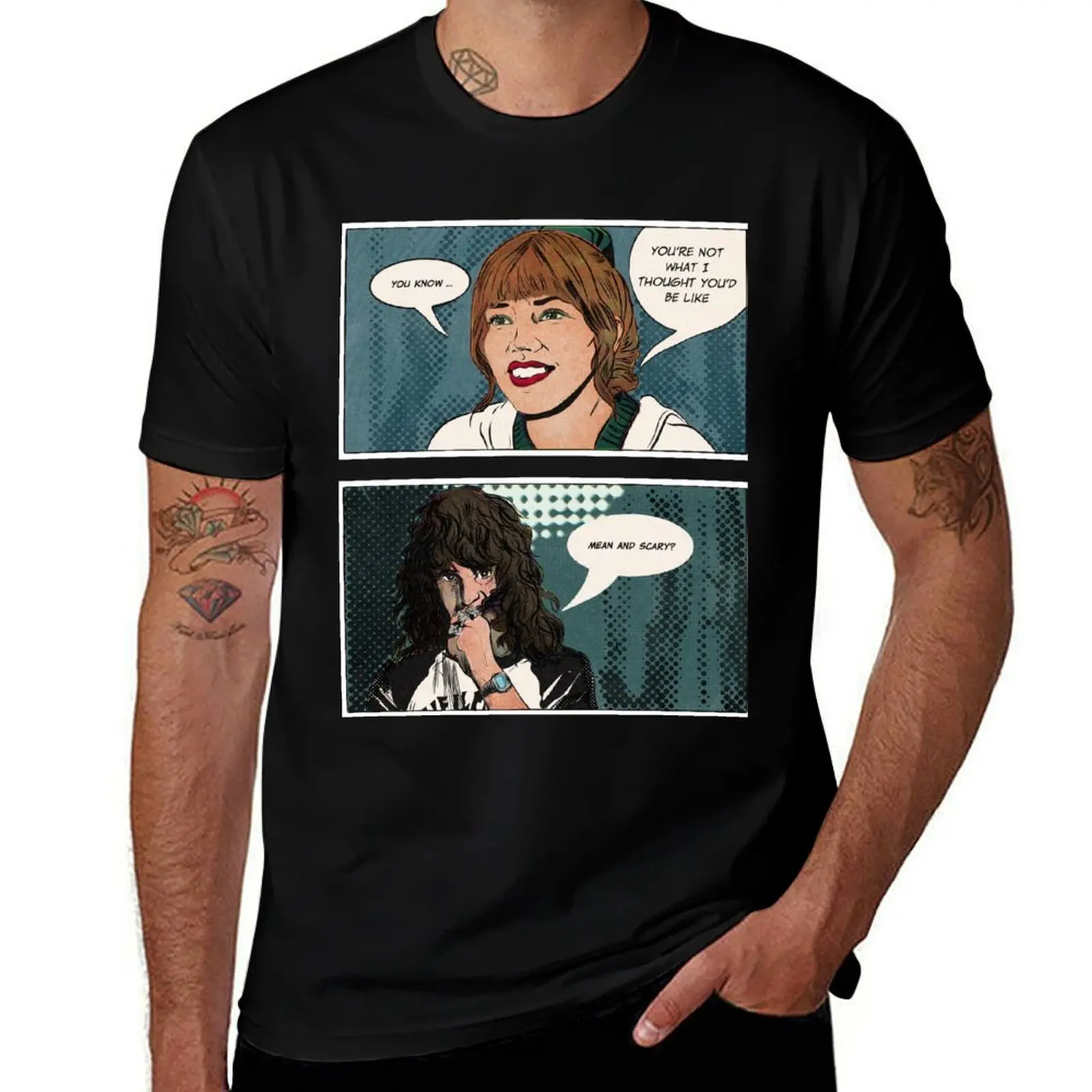 Eddie Munson and Chrissy Cunningham (The Freak & The Cheerleader) T-Shirt Breathable Lightweight Summer Top T-Shirt