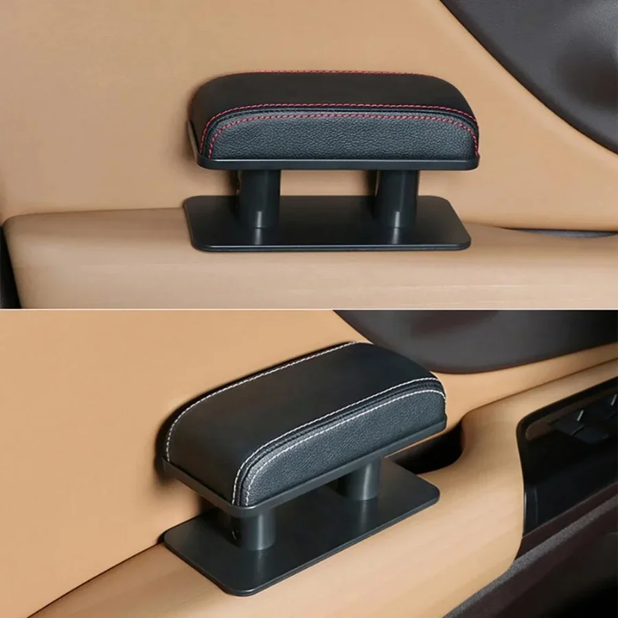 Universal Adjustable Car Armrest Left Elbow Support Anti-fatigue Pad Cushion Relieve Driver's Arm Fatigue Interior Accessories