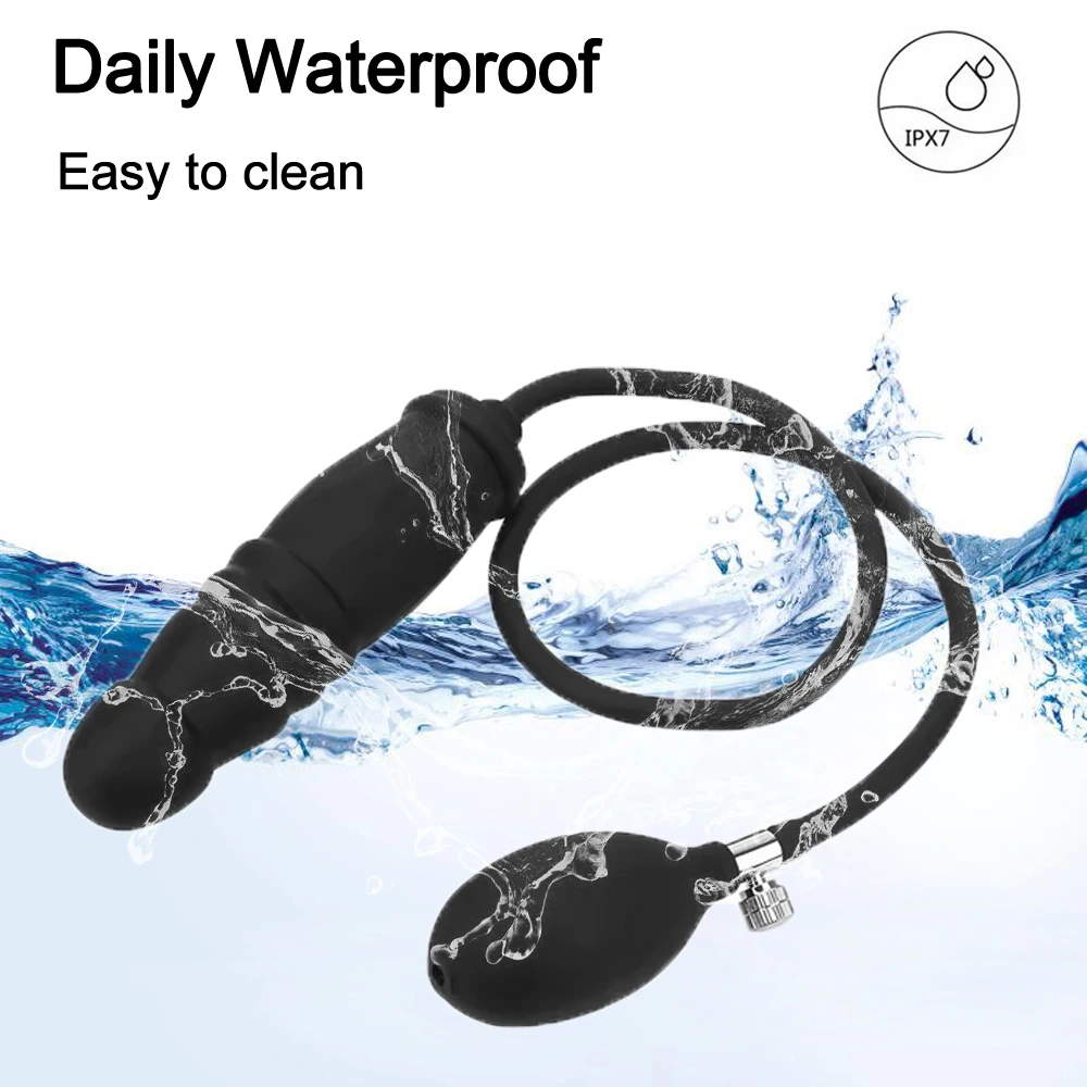 Consoladores inflables para mujeres, tapón Anal vaginal, dilatador de trasero para hombres, pene realista, masturbador femenino, juguete sexual, juegos para adultos, conjunto de pareja