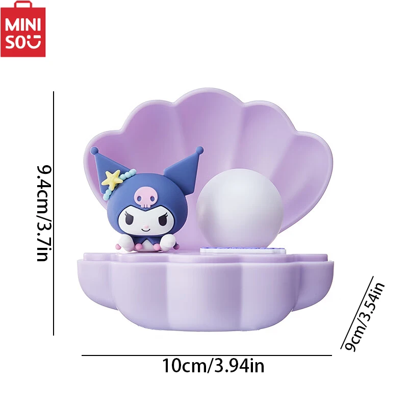 مينيسو سانريو كورومي سلسلة كنز المحيط ضوء الليل المحيط شل اللؤلؤ ضوء الليل ديكور غرفة نوم المنزل هدية قابلة للجمع