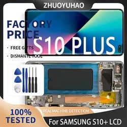 LCD Display For Samsung Galaxy S10 plus LCD Display Touch Screen Digitizer Assembly For Samsung S10+ LCD Screen Replacement