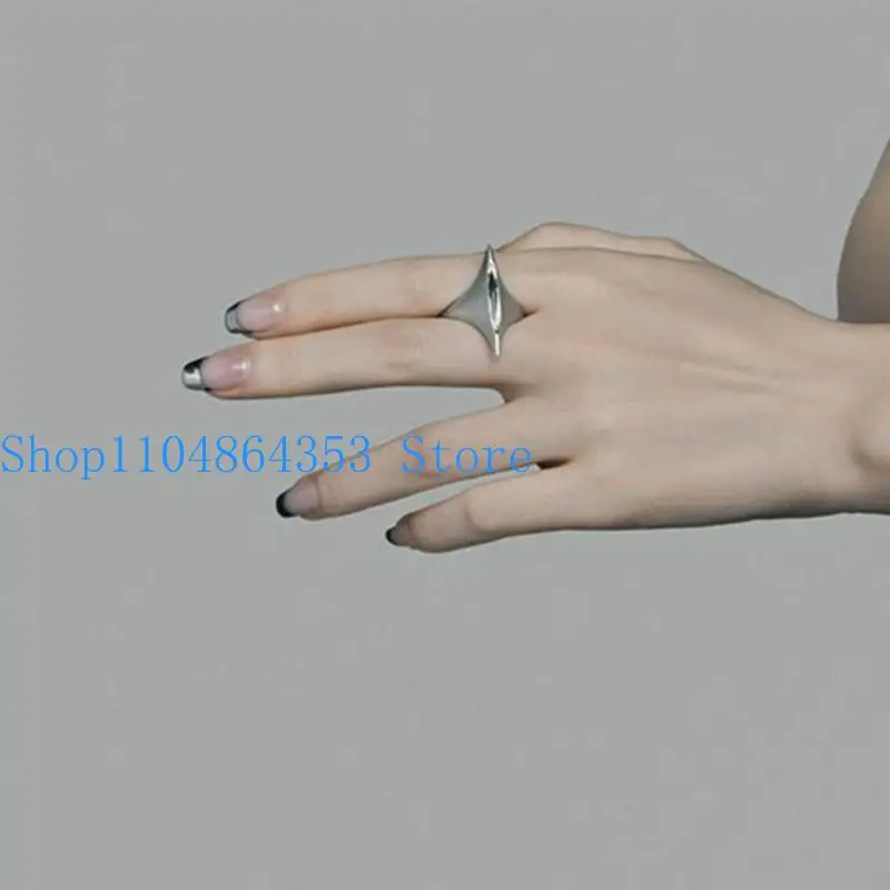 خواتم سيوف فريدة من نوعها، خواتم بسيطة، خواتم إصبع أنيقة، نسيج معدني لعشاق الموضة ومتابعي النمط الشرير