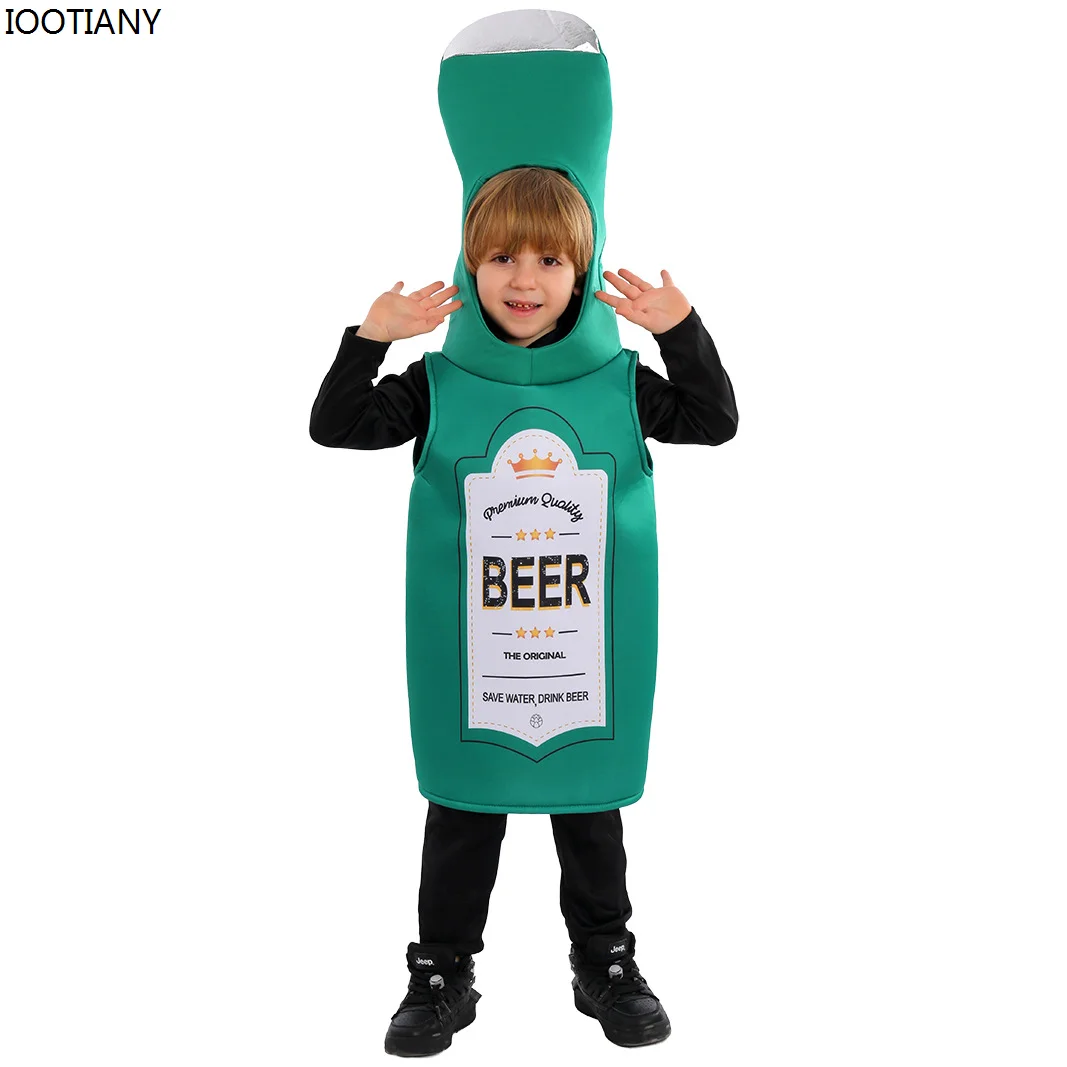 

2024 Children's Day Beer Bottle Cosplay Costume School Festival Performance Children's Performance Outfit Oktoberfest Dress Up