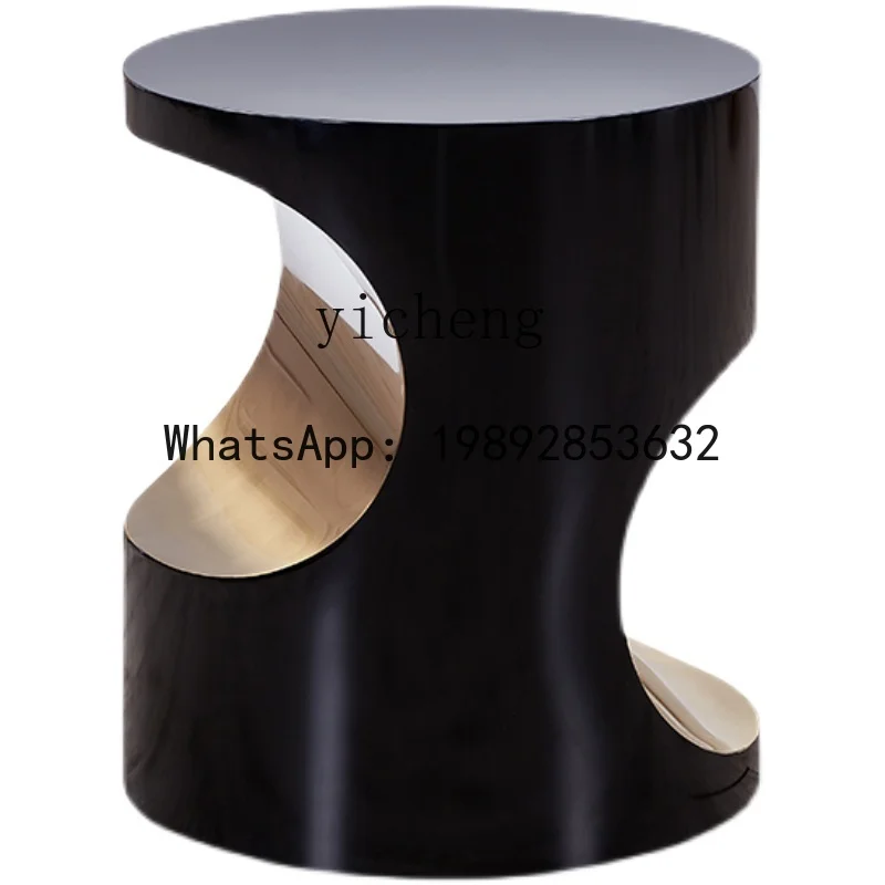 

BB Stainless Steel Side Table Home Living Room Designer Creative Mobile Personality Small Tea Table