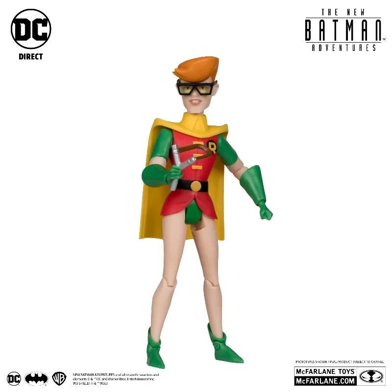 New Genuine Mcfarlane Dc Big Adventure Elderly Batman Mutant Leader Female Robin Action Figure Model Desktop Figurine Decor Toy