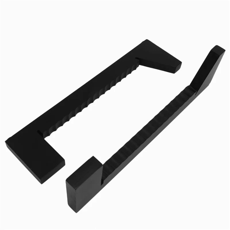 3X Vinyl Record Storage -Vinyl LP Record Rack 13.7 Inches Long -Vinyl Record Holders (Black)