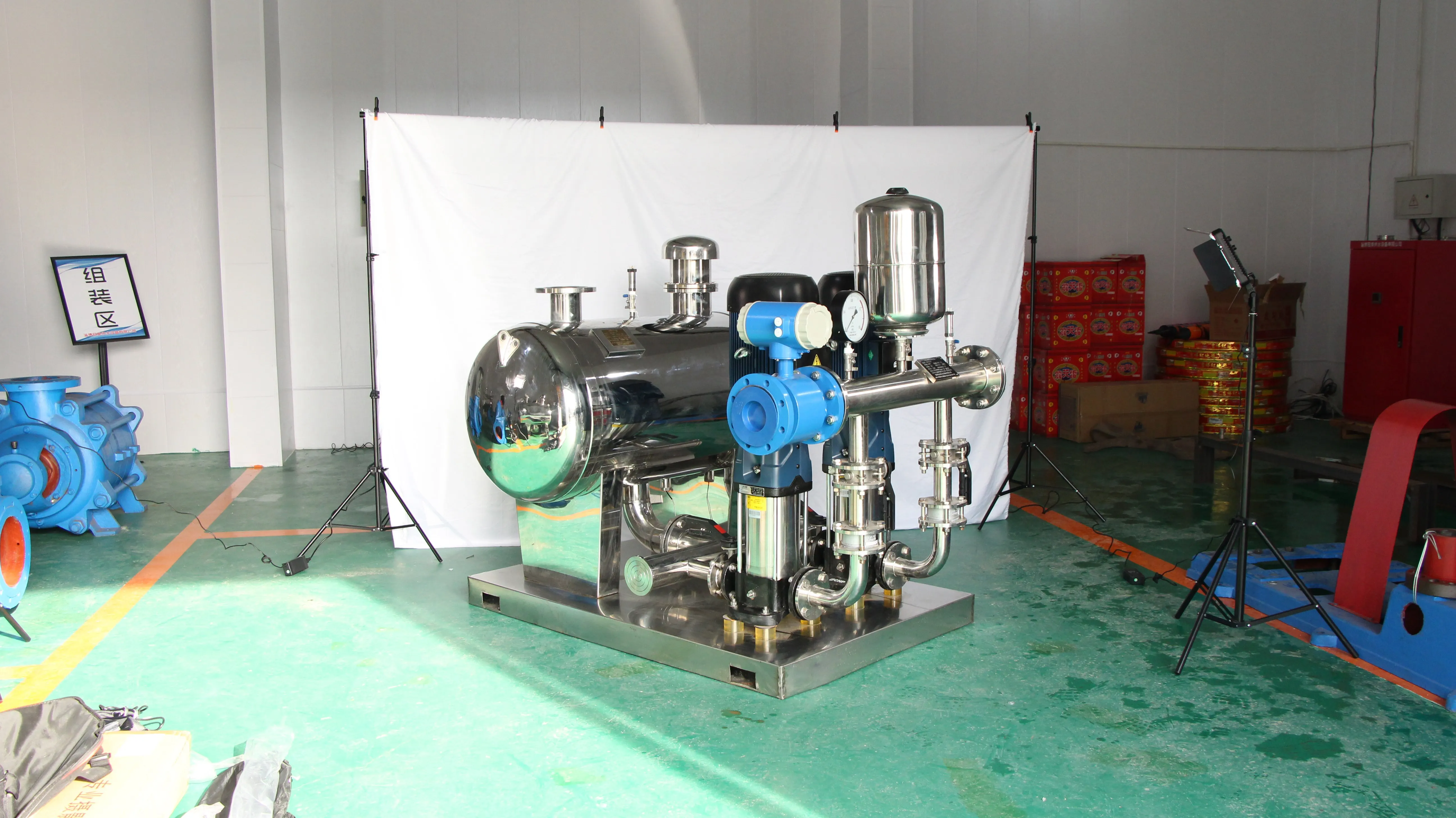 CQC Certified Non-negative Pressure Variable Frequency Water Supply Equipment, Intelligent Control.