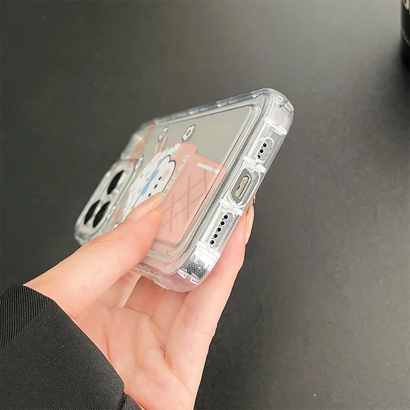 J2536 jenis bantalan pencegahan jatuh untuk Samsung Galaxy S23 S22 S21 S20 Plus Note 10 20 Ultra casing DIY penutup TPU lembut