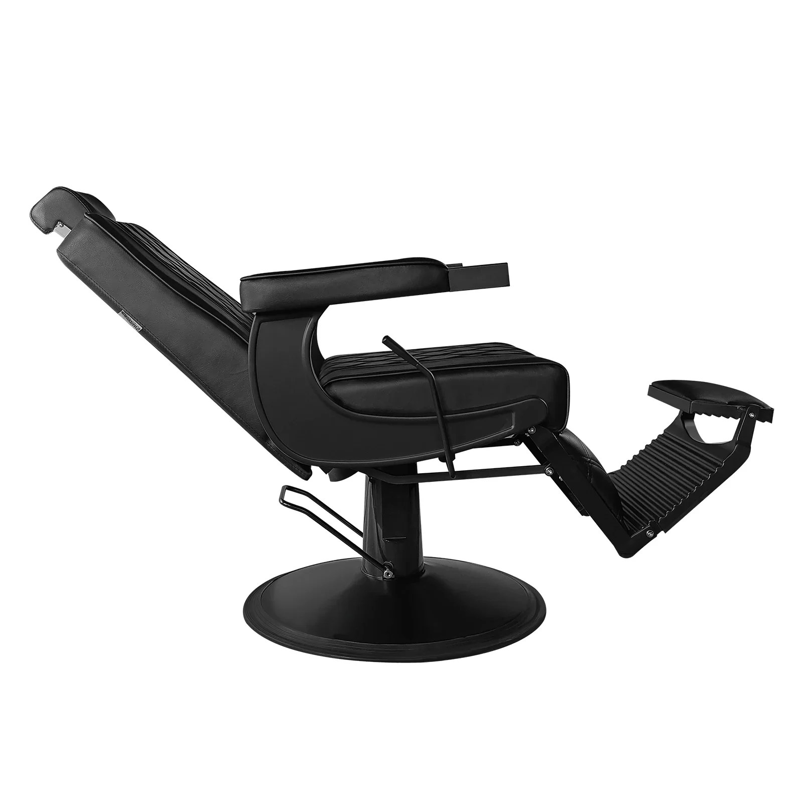 #Antique Black Reclining Barber Chair Durable Hair Salon Furniture Hot Sale for Wholesalers and Distributors