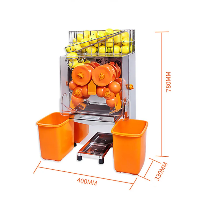 Efficient orange juice automatic juicer, lemon orange pomegranate juicer