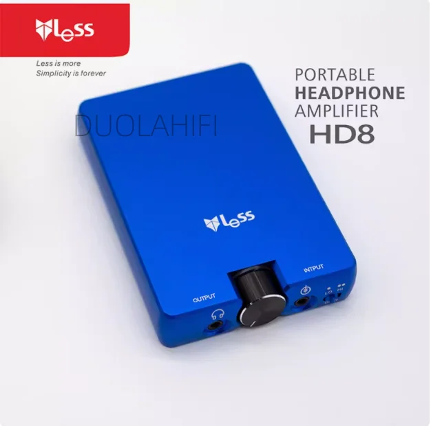 

LESS HD8 Blue Power God Portable Fully Discrete HIFi Lossless Portable Balanced Earphone Amplifier