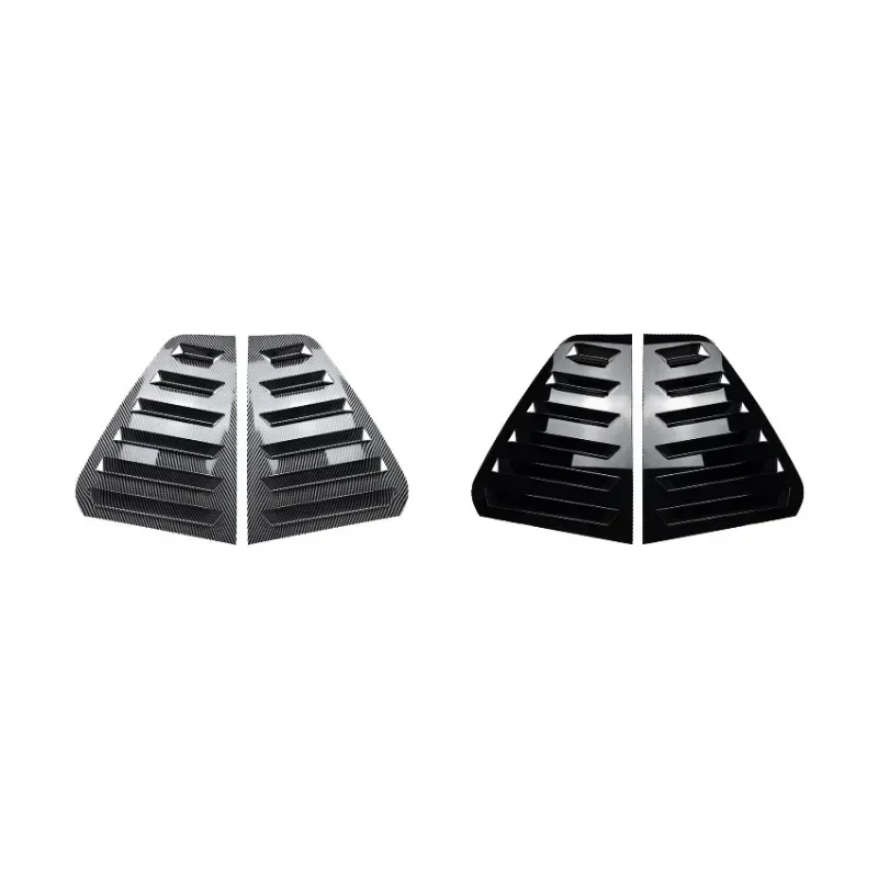 1 Pair Car Blinds Car Sticker Exterior Modification For VW Golf MK6 2008-2012 Triangular Window Decoration