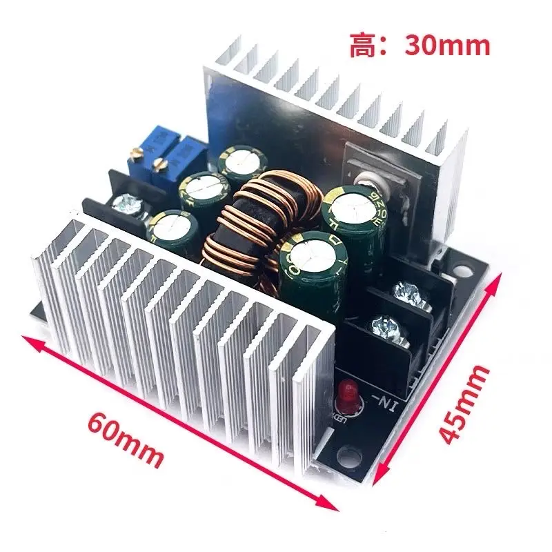 Step-down constant voltage and constant current synchronous rectifier power module charging LED driver 300W20A high power