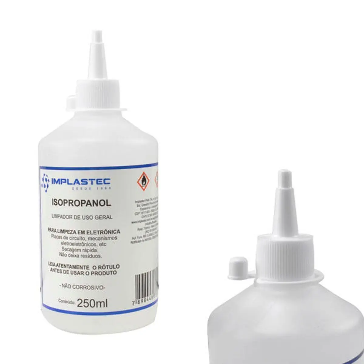 Isopropyl Alcohol Professional Use 99,8% Impastec 250ml