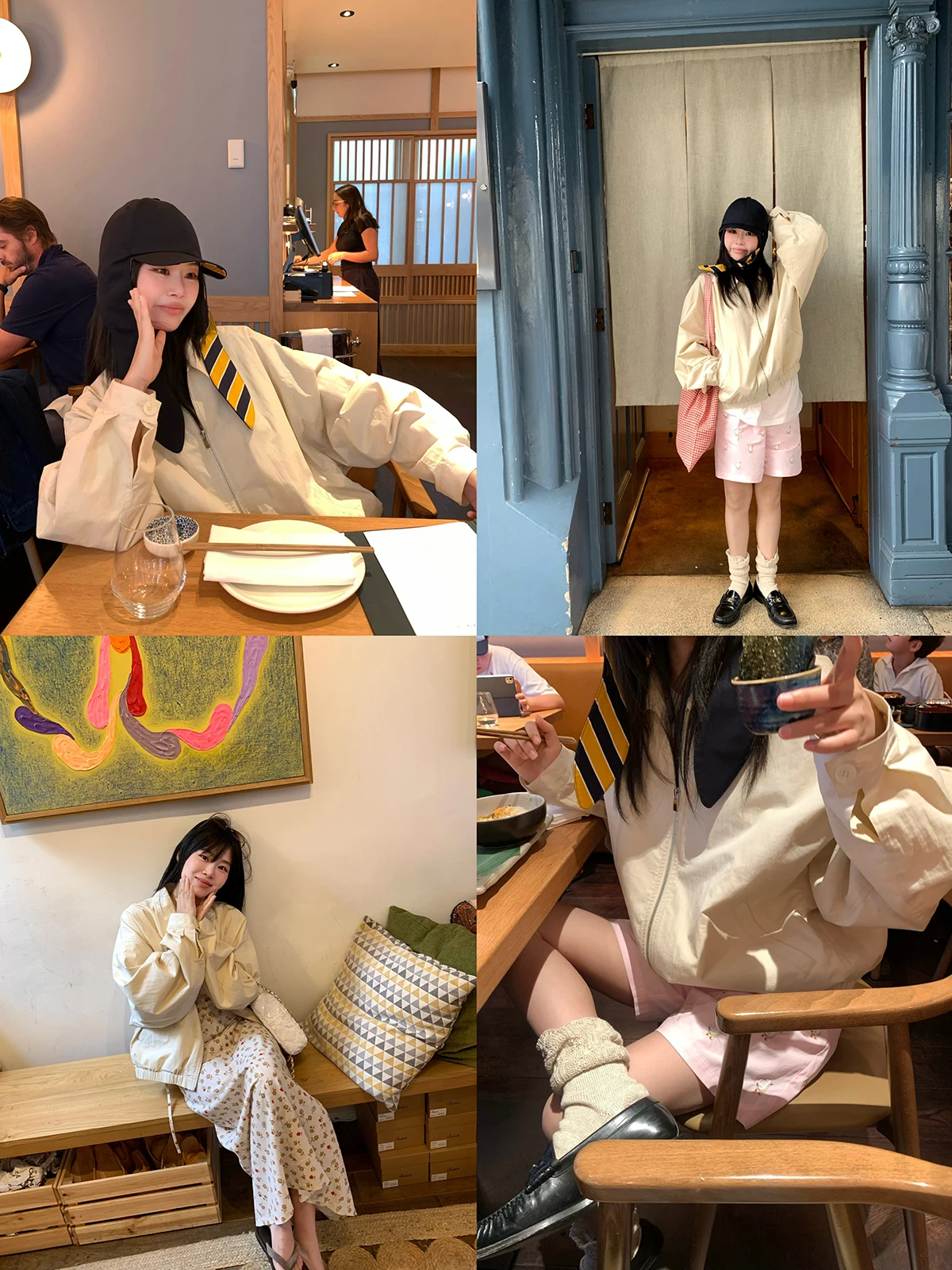 

Повседневная шикарная куртка цвета хаки с воротником в аэропортовом стиле, с длинными рукавами, свободного кроя, женская верхняя одежда, модный повседневный топ для женщин