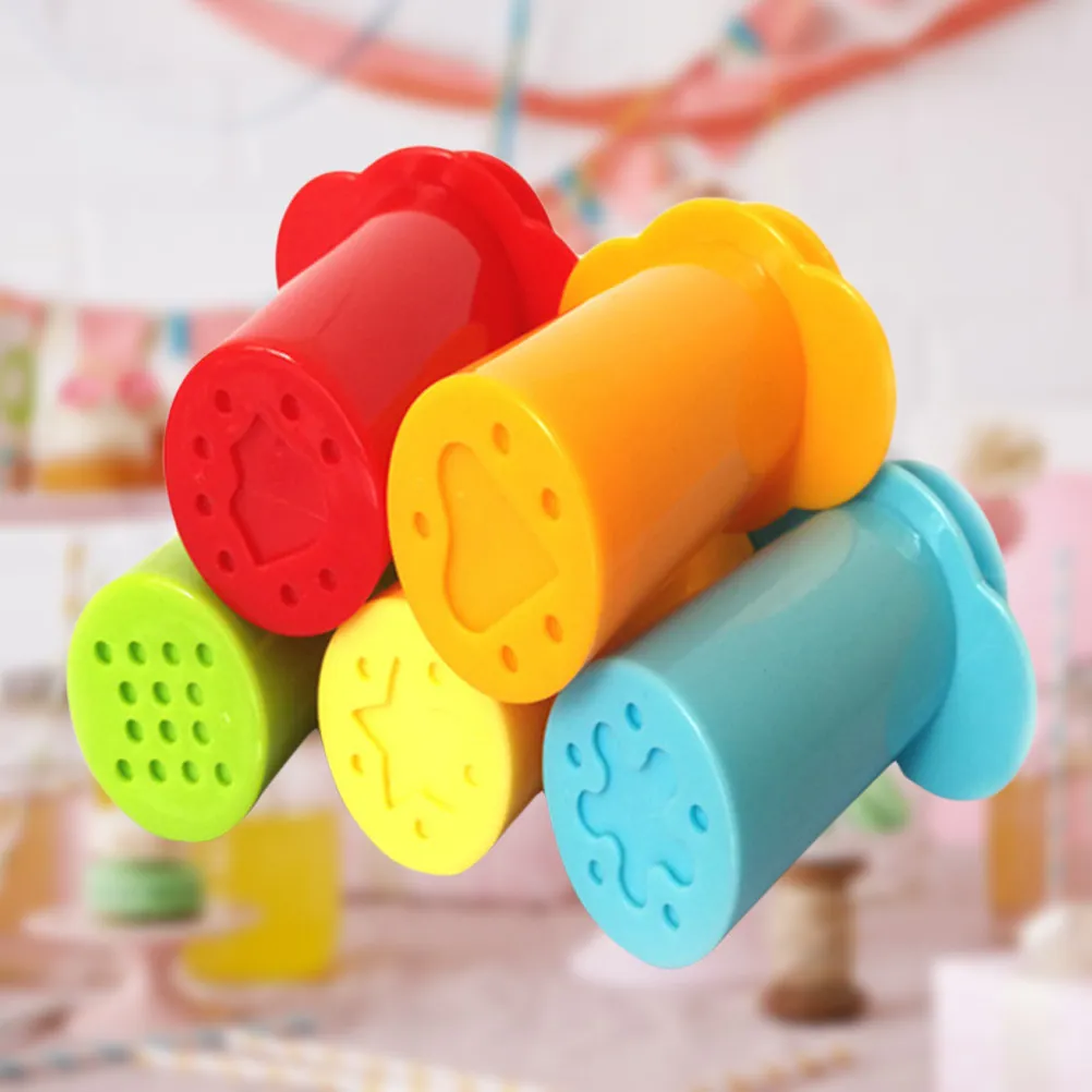 

10Pcs Colorful Dough Extruders Set Eco-Friendly Non-Toxic Plasticine Crafting Tool for Kids DIY Arts Crafts Classroom Activities