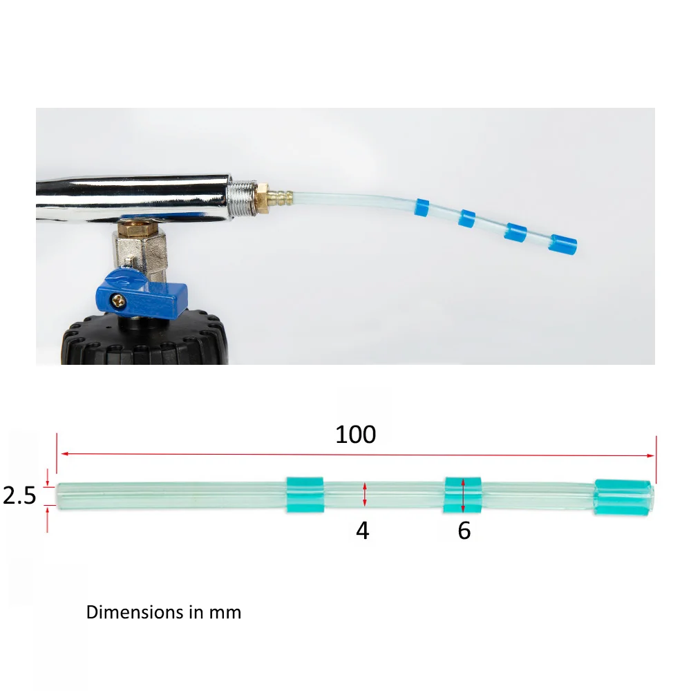 Tuyau d'équilibre de remplacement, tube en silicone pour pistolet de nettoyage intérieur de voiture Tornado, pièce de rechange pour pistolet à mousse de soufflage d'air