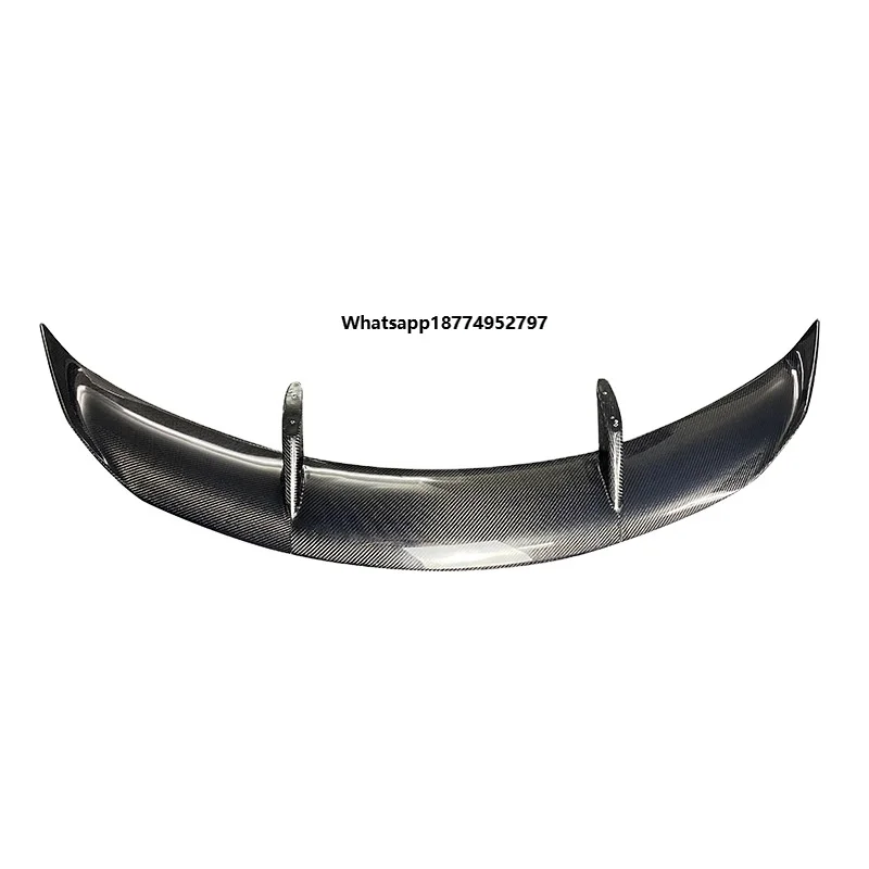 Rear Wing Fits LC500 Rear Spoiler Gloss Black Modification Spoiler Bracket Rear Trunk Roof Wing Car Exterior