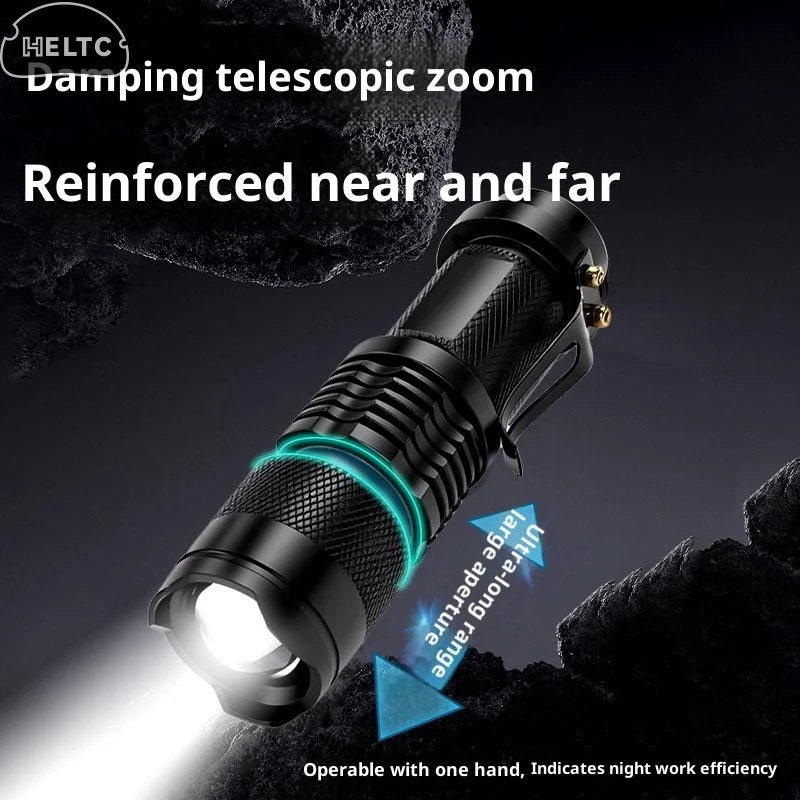 1Pcs Portable LED Camping Lamps Waterproof Tactical Flashlights 3-Mode Handheld Powerful LED Torch Light Lanterns Self Defense