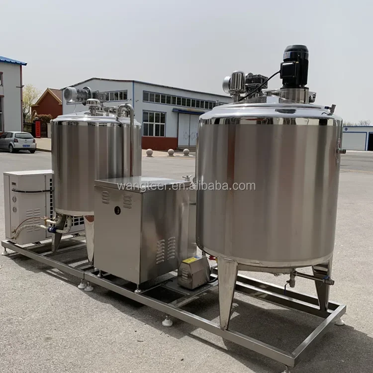 300L 500L آلات الألبان خط البسترة خزان التبريد آلة الزبادي الصناعية التجارية #6