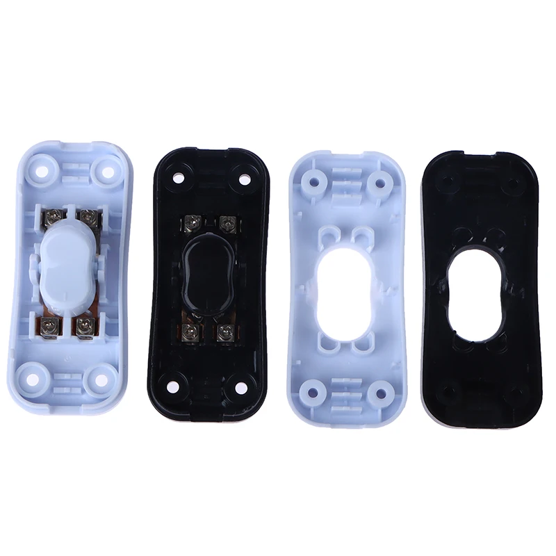 1Pc Light Switch AC 250V ON/OFF Table Desk Lamp Cord Toggle Rocker Switches Control For LED Lights Wiring Electric Switch