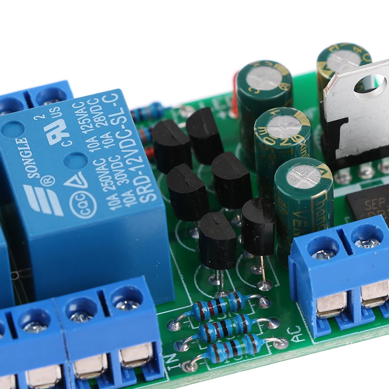 1PC Audio Speaker Protection Board Components Boot Delay DC Protect Kit DIY For Stereo Amplifier Gauge Breadboard Double Channel