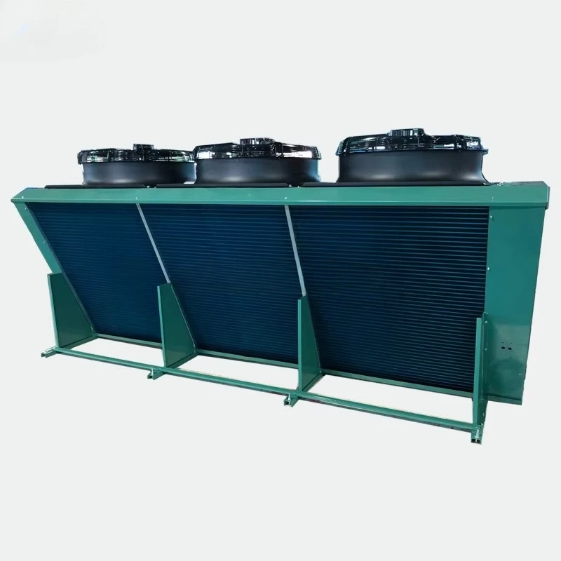 Tabung kondensor unit kipas kondensor vertikal pendingin dan pendingin kondensor berpendingin udara