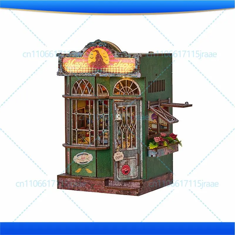 Magic shop 3D three-dimensional hand-assembled booklet miniature ornament