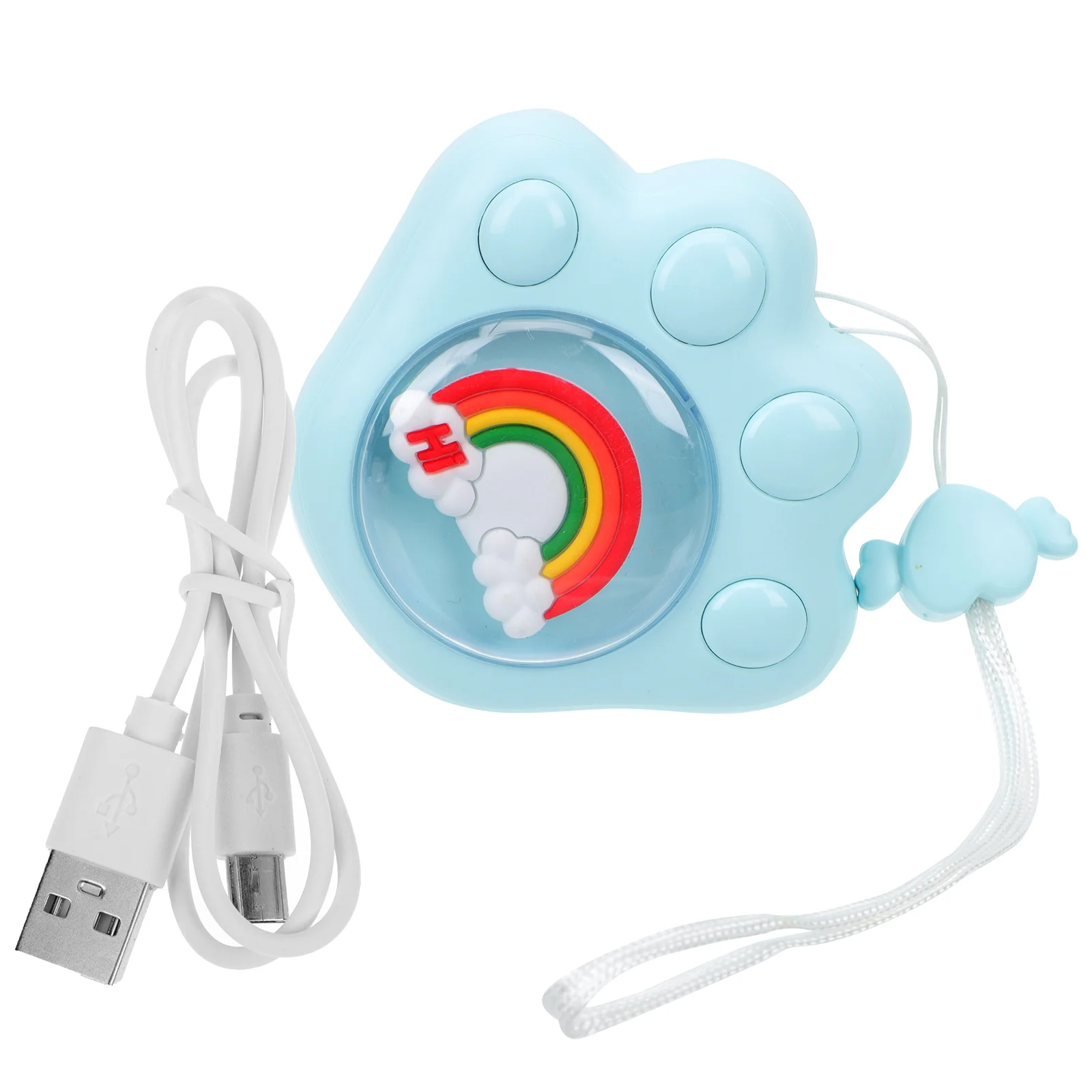 

Lovely Cat Claw Shape Glowing Hand Warmer Quick Heating 3 Temperature Levels Portable Small Winter Outdoor Accessory For School