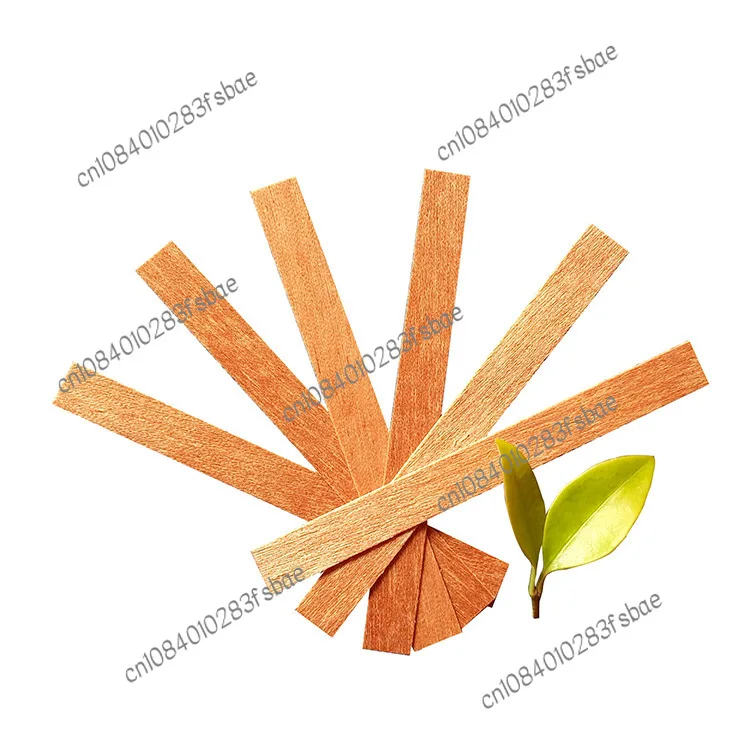 Natural Wooden Candle Wick DIY Eco-friendly Wick Soy Wax Aroma Candle Smokeless Cedar Wood Chip Wick