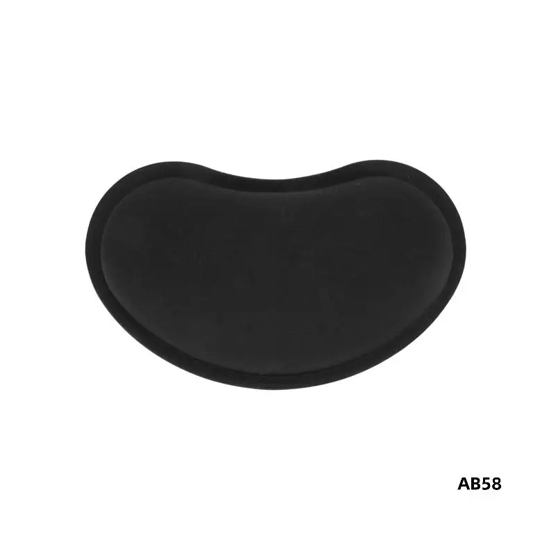3X Set Busa Memori Gel Bantalan Sandaran Pergelangan Tangan Keyboard, Dukungan Bantalan Pergelangan Tangan Mouse untuk Kantor, Ringan, Hitam