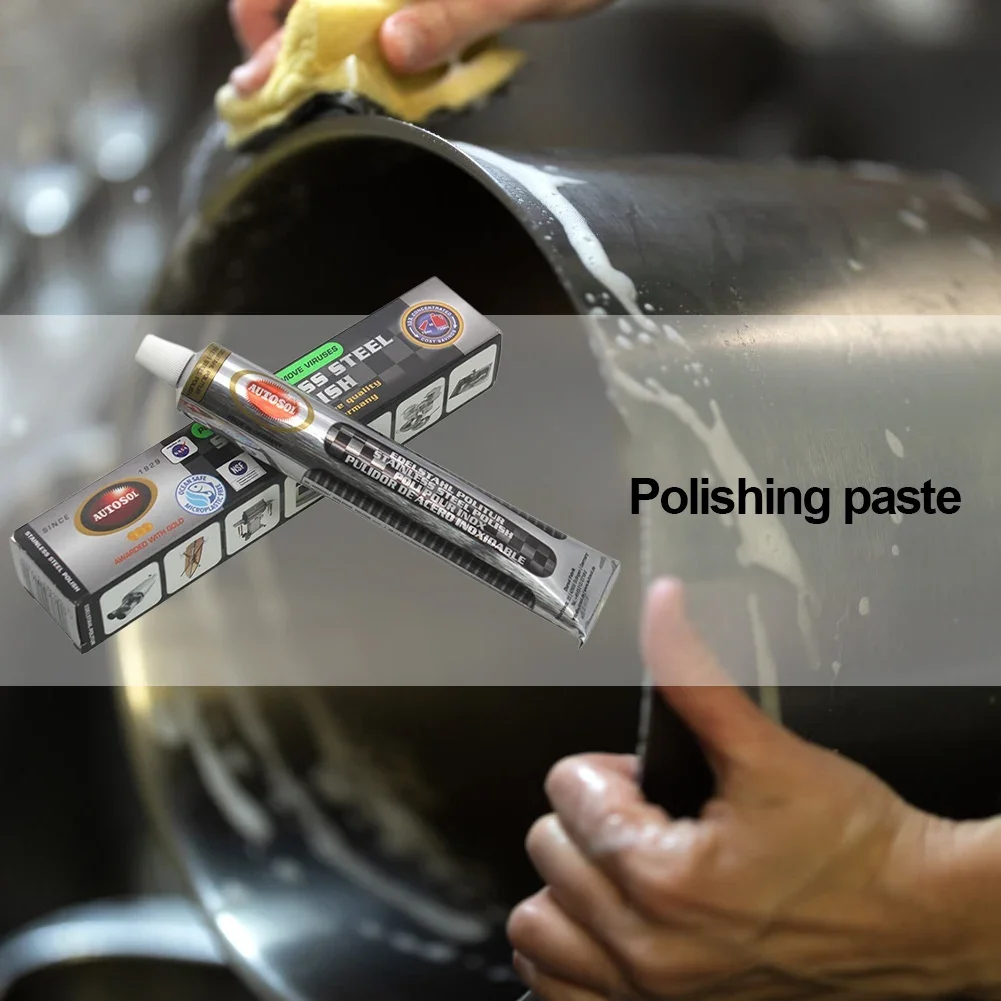 50/100g Metal Polish for Chrome Copper Alumium Brass And More Polishing Paste Clean Metal Surfaces of Rust Scale Grease Spots