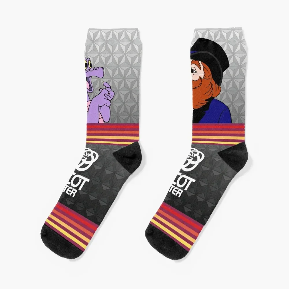 

Figment and Dreamfinder Socks anime winter thermal Women Socks Men's