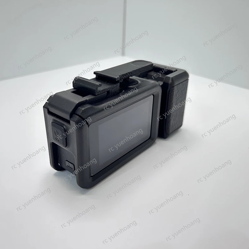 1Set For DJI Action 3/4/5 Pro 3D Printed Handle Grip Magnetic Quick Release Handheld Shooting Mount Street Photography Accessory
