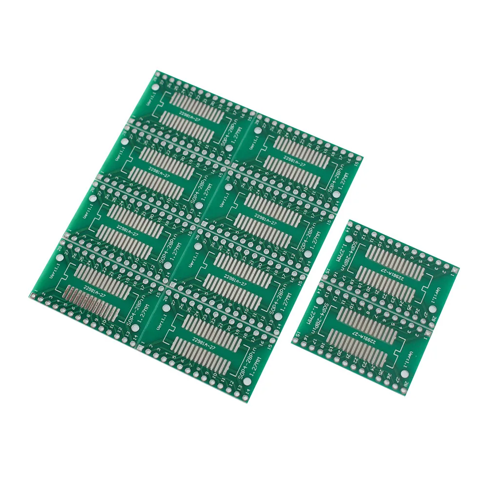 SOP8/14/16/20/24/28 بدوره DIP8/14/16/20/24/28 SMD إلى DIP IC مأخذ توصيل محول SOP TSSOP SSOP مجلس إلى DIP محول لوحة محول