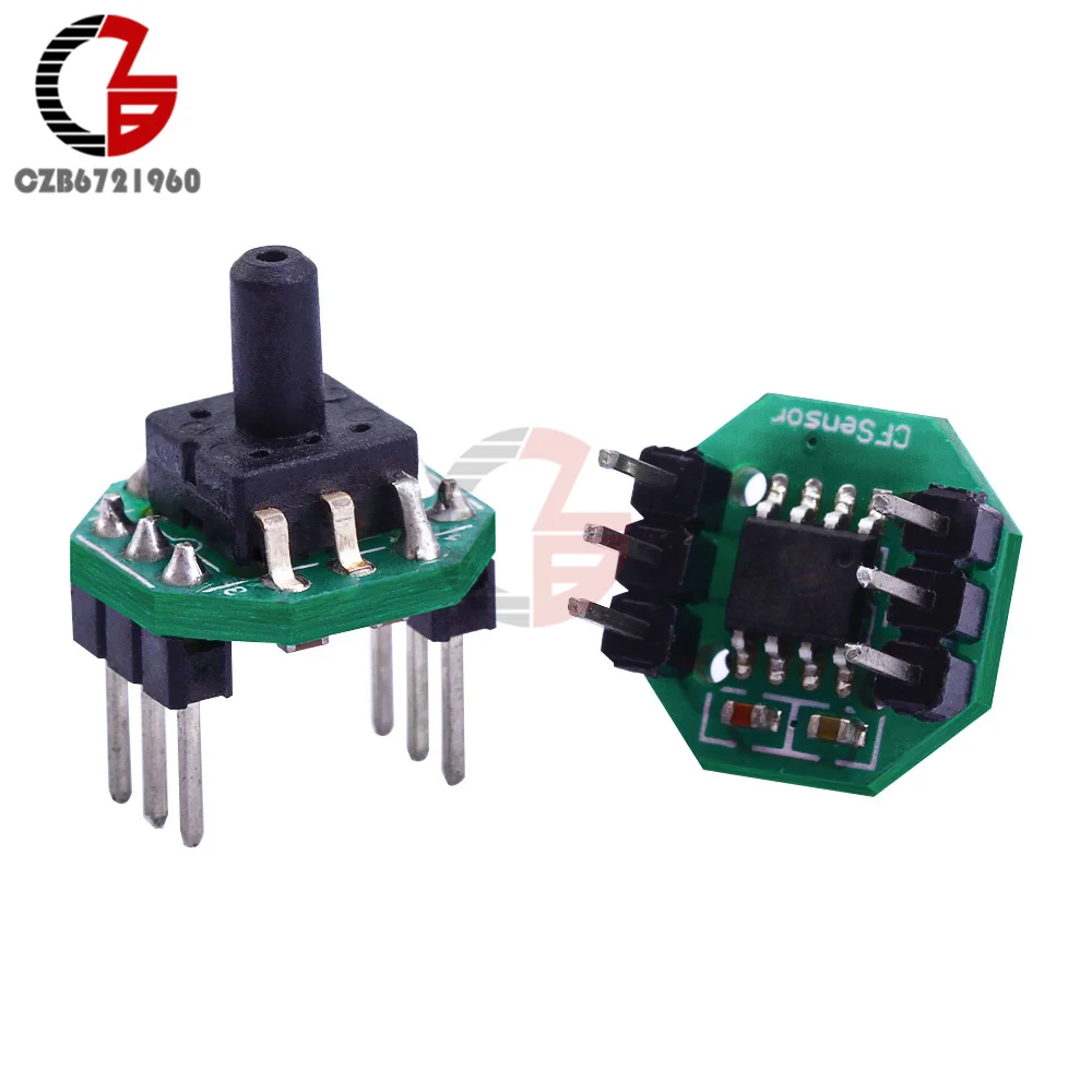 DC 0.2V-2.7V Gas Mounter Pressure Sensor Module Transmitter Module Vacuum Negative Pressure -100~0kPa DIY KIt 3.3V Power Supply