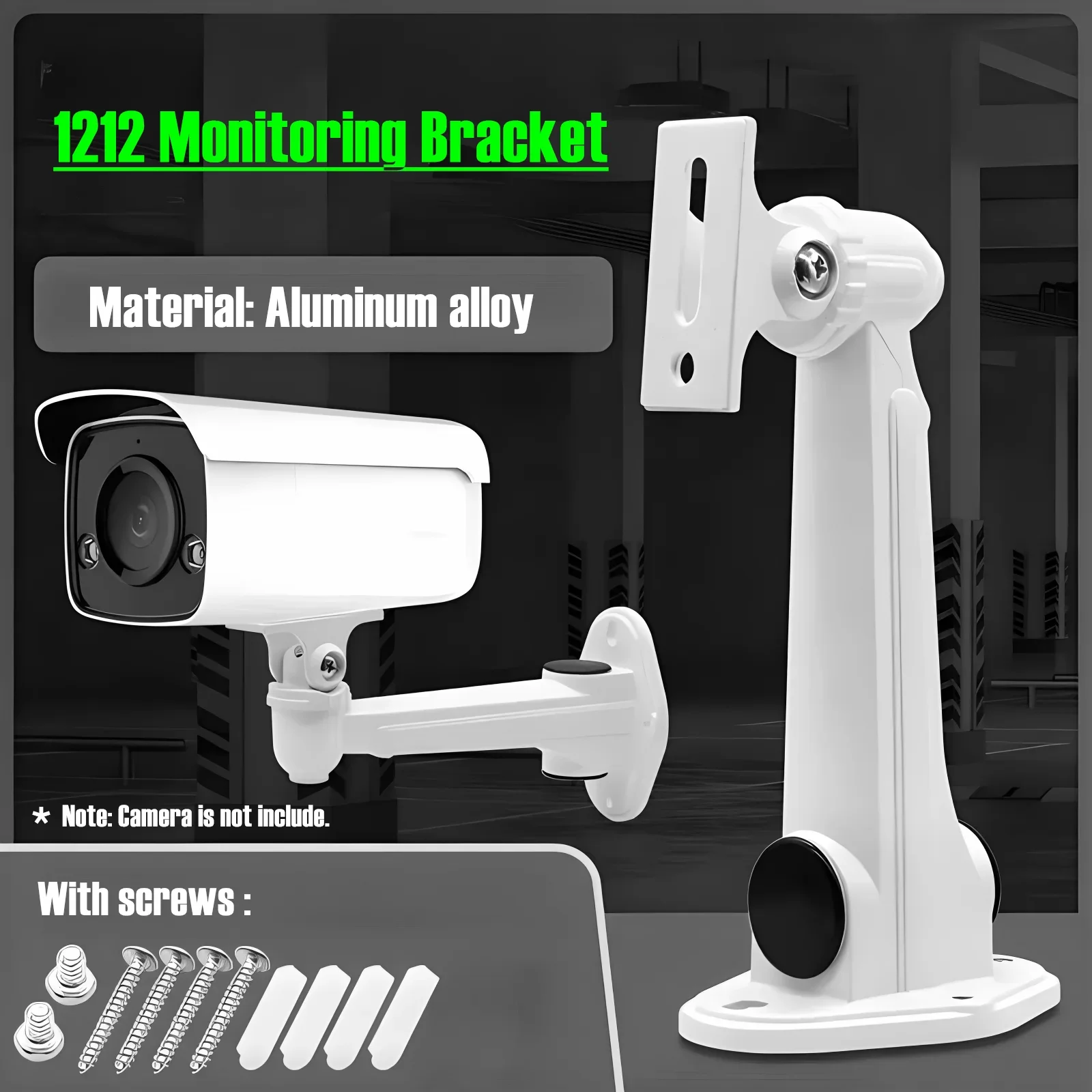 

360 ° Rotation Multi Angle Adjustable Surveillance Security CCTV Camera Mounting Bracket Wall Mount Bracket for Bullet IP Camera